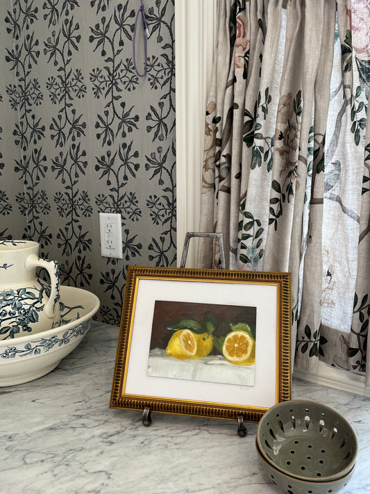 Lemon still life study