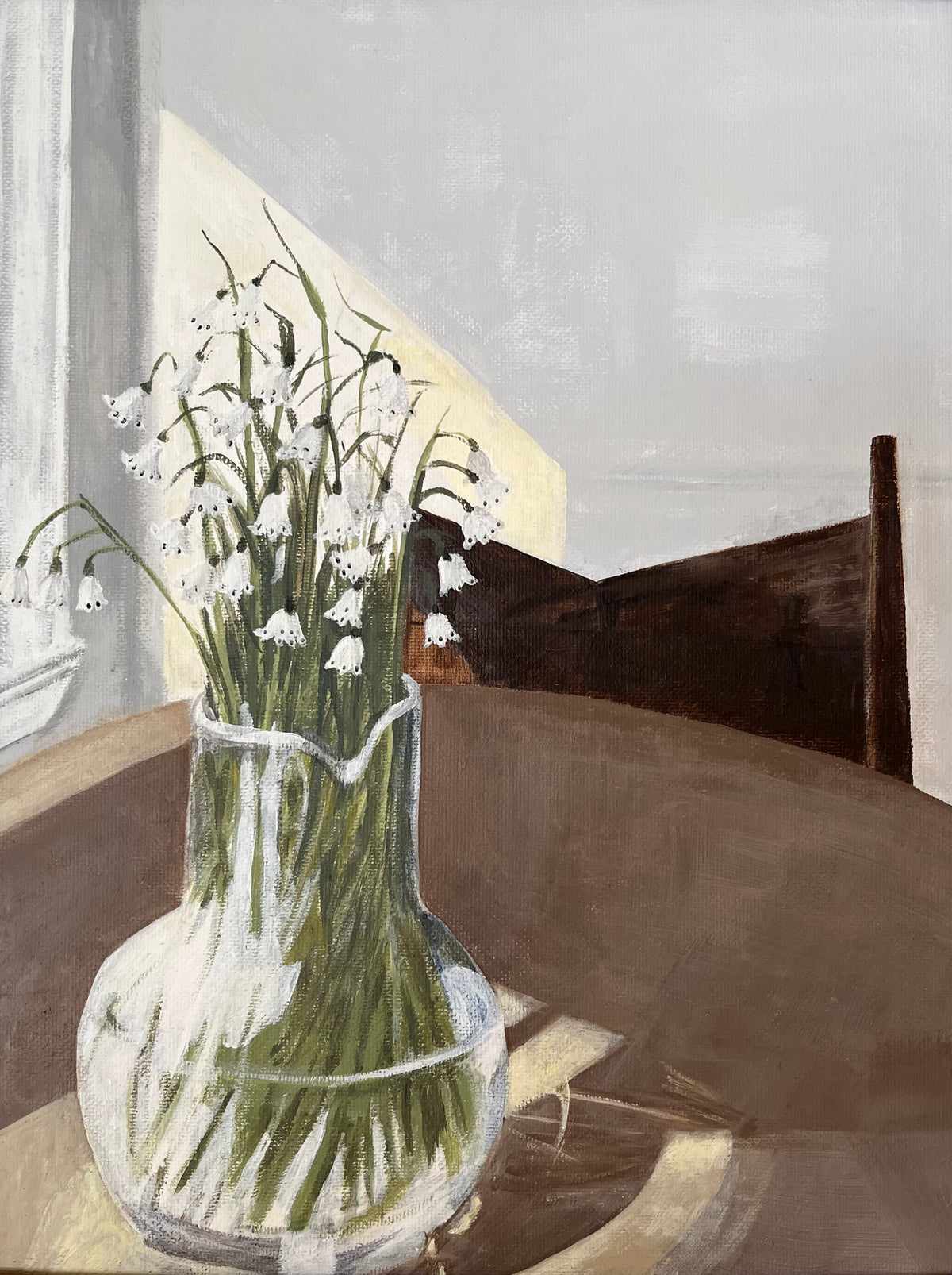 Snow drops original painting