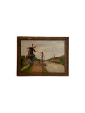 Mid century Dutch oil painting
