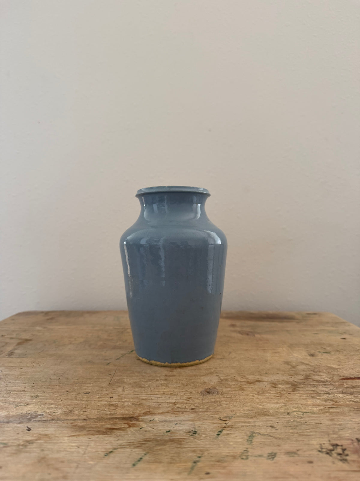 Vintage soft blue vase