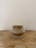 Vintage cream handmade ceramic pottery